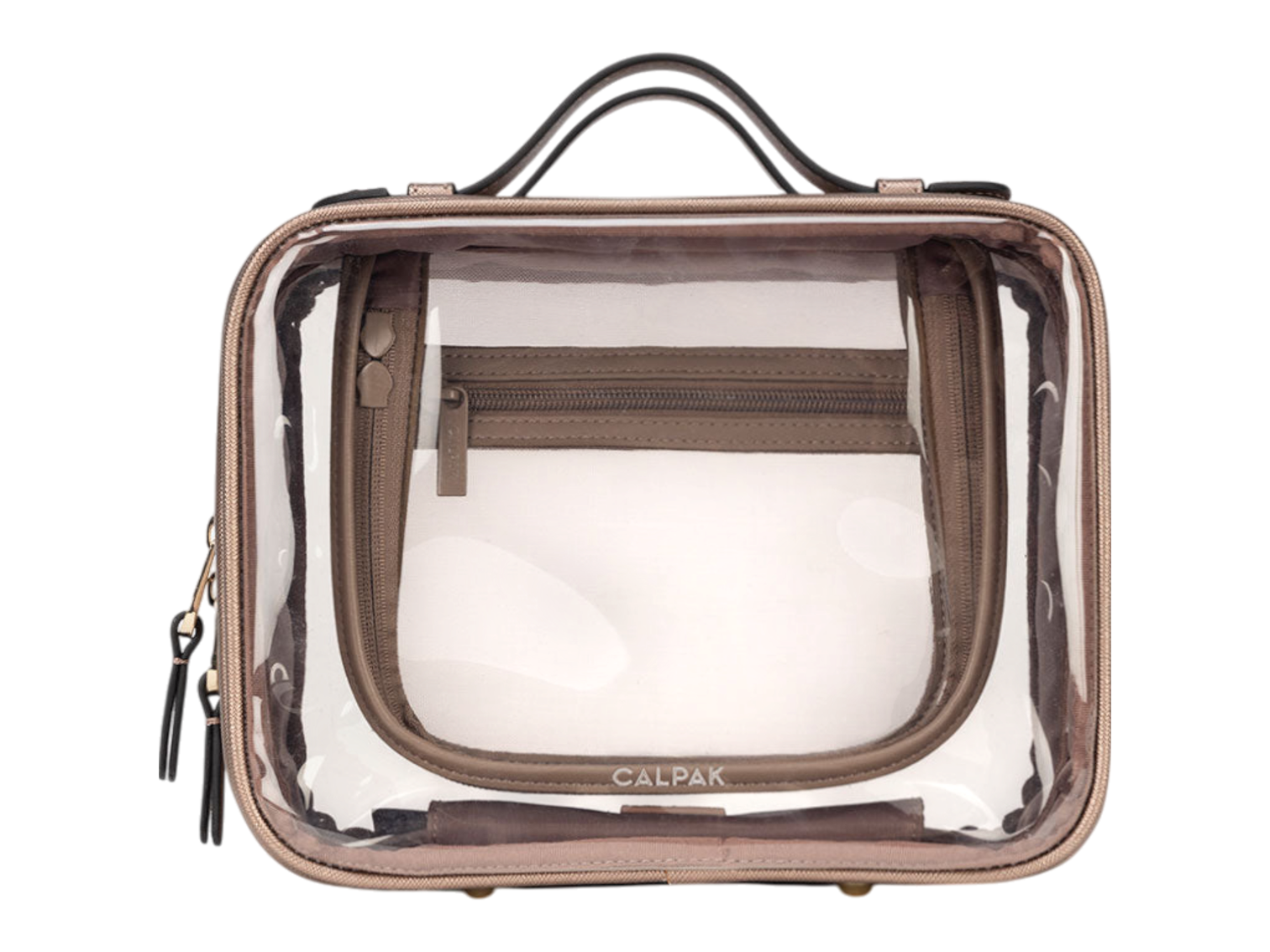 Calpak Medium Clear Cosmetics Case
