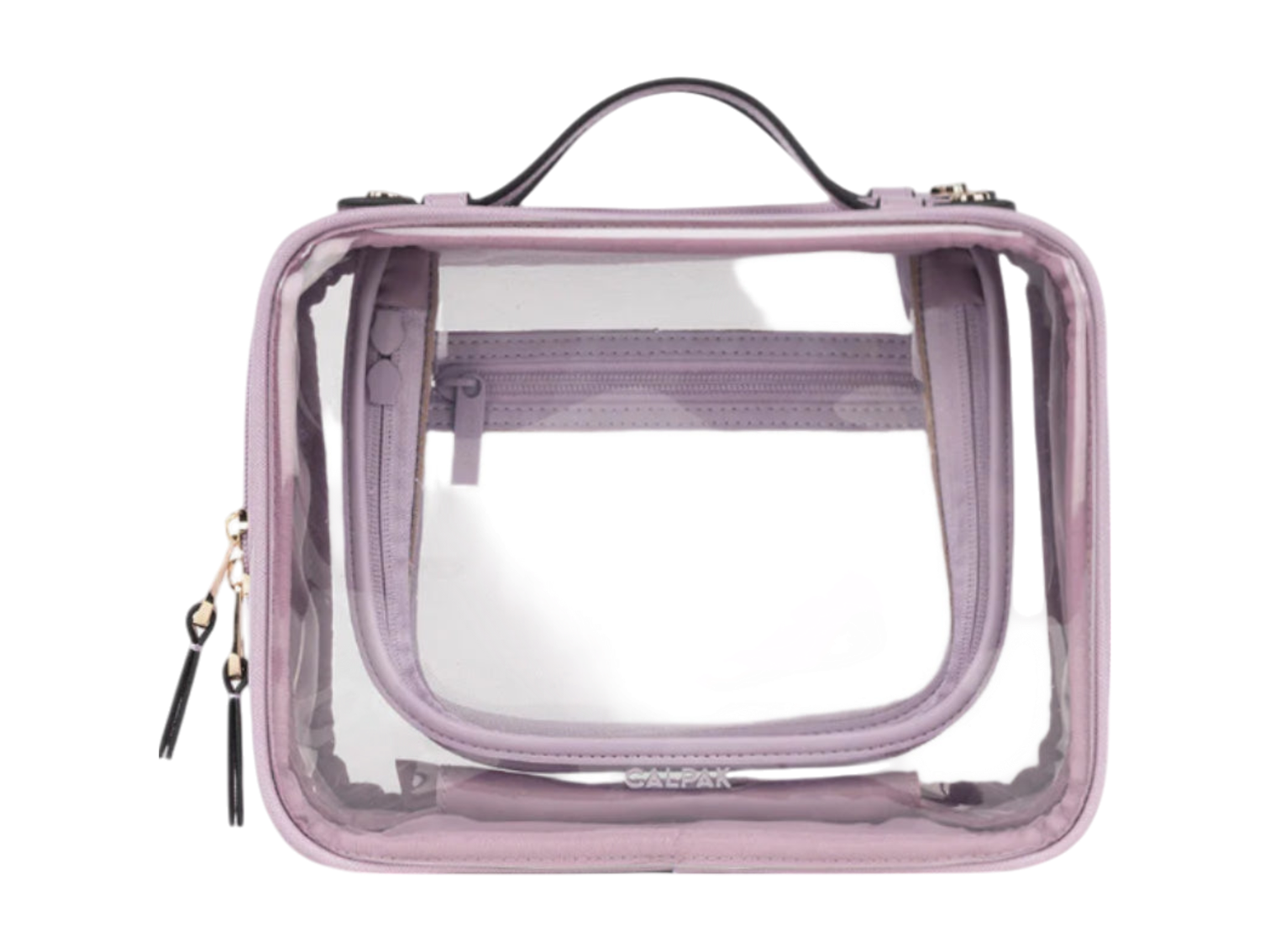 Calpak Medium Clear Cosmetics Case