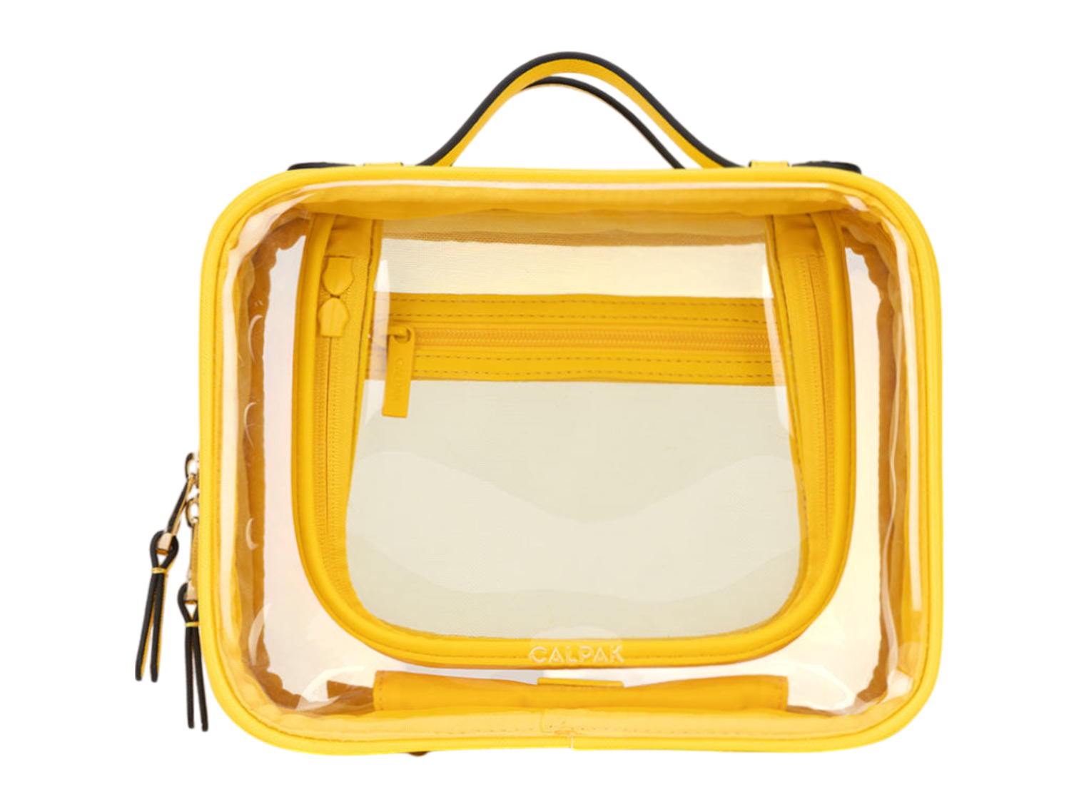 Calpak Medium Clear Cosmetics Case