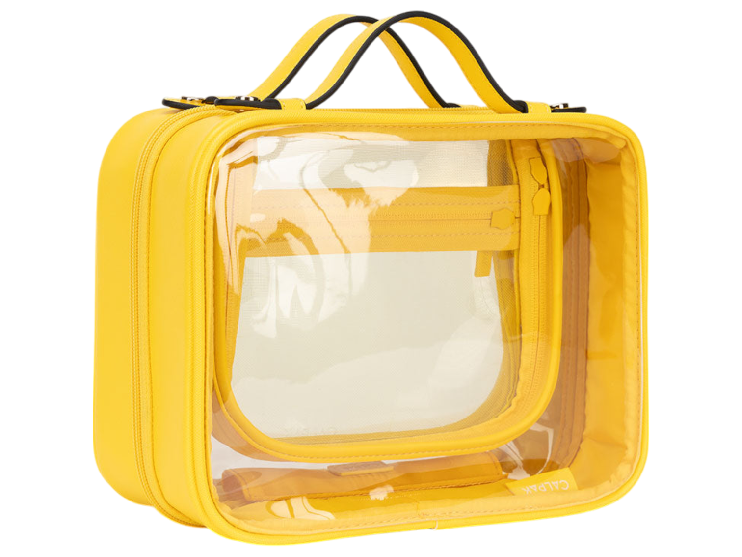 Calpak Medium Clear Cosmetics Case