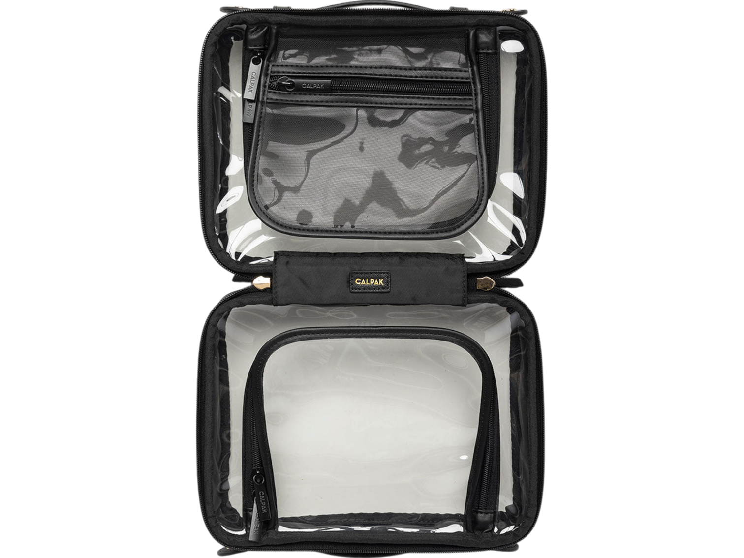 Calpak Medium Clear Cosmetics Case