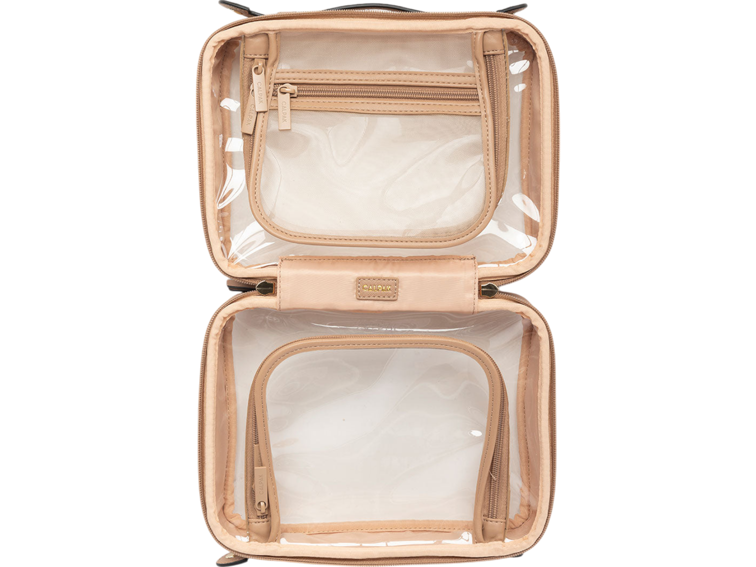 Calpak Medium Clear Cosmetics Case