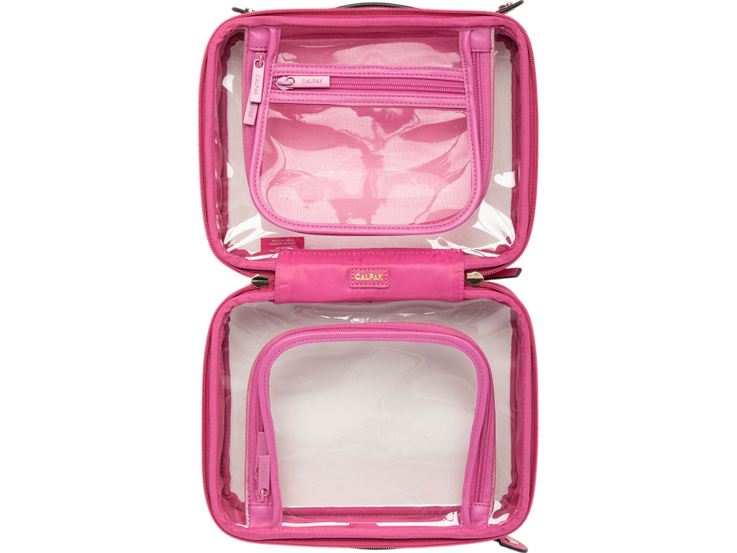 Calpak Medium Clear Cosmetics Case