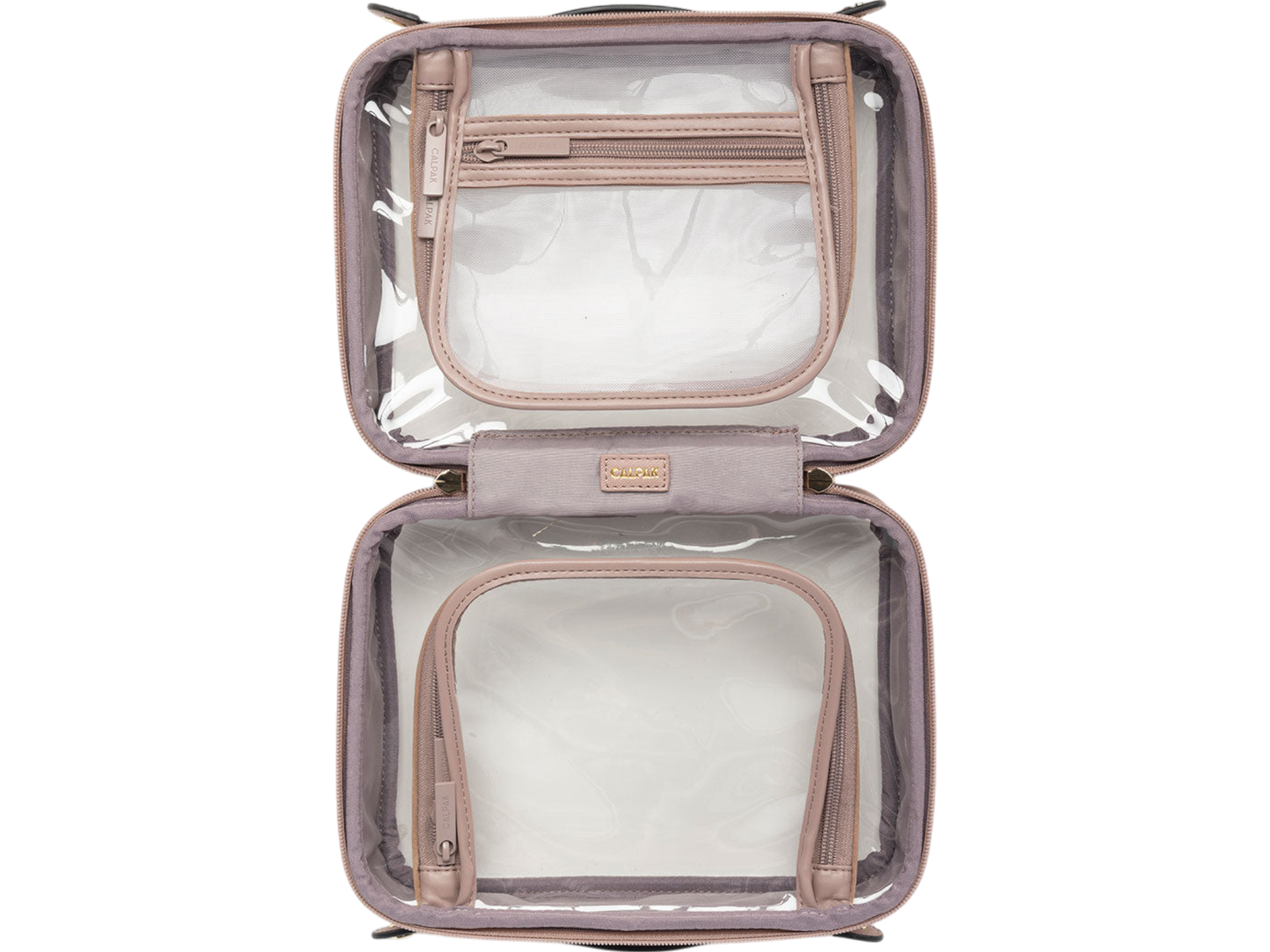 Calpak Medium Clear Cosmetics Case