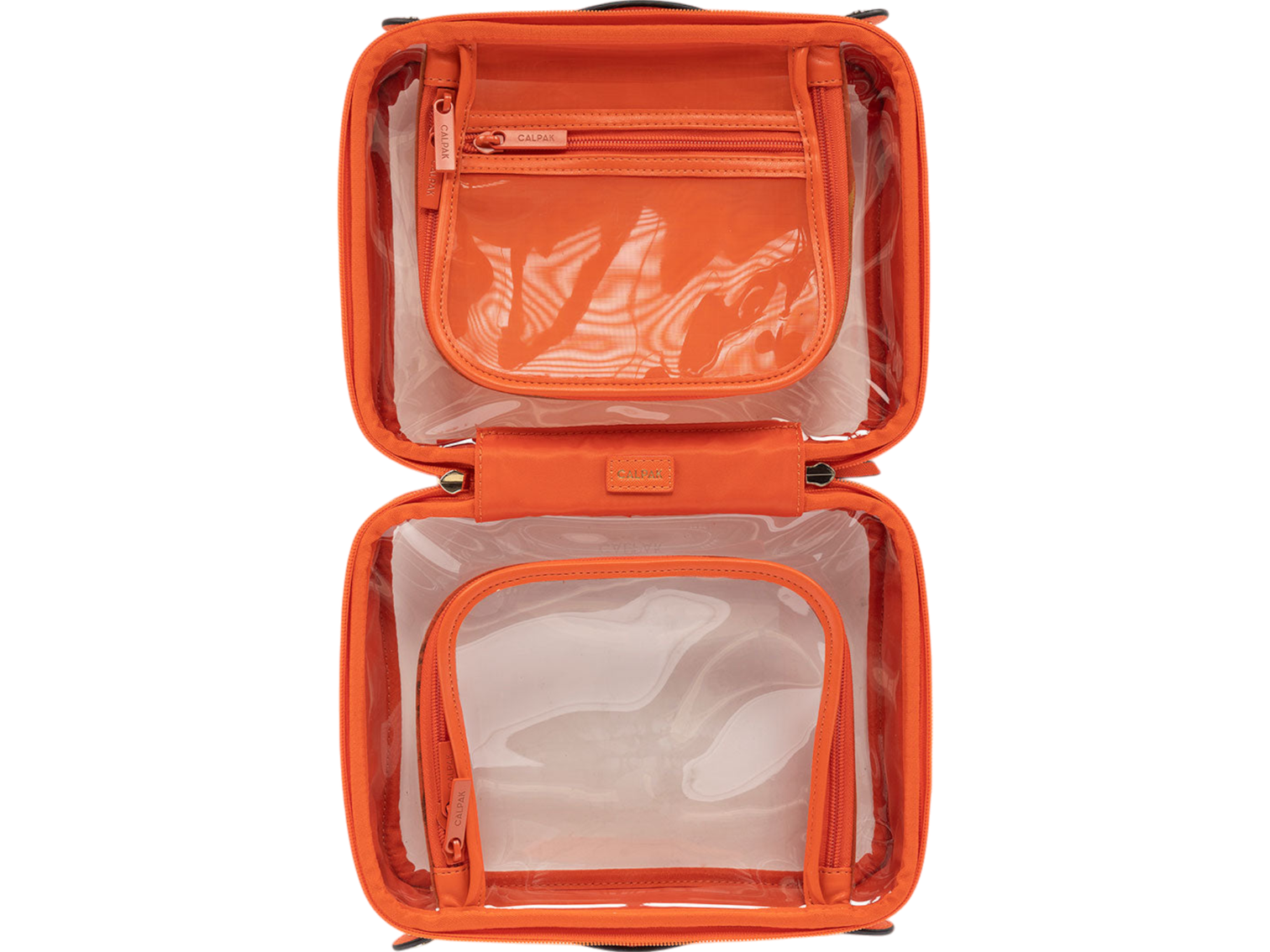 Calpak Medium Clear Cosmetics Case
