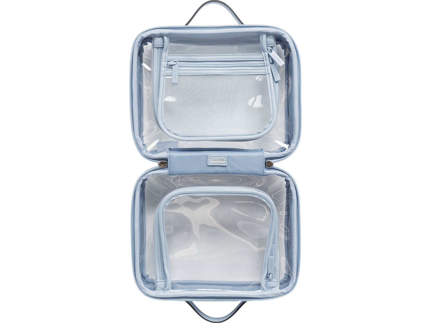 Calpak Medium Clear Cosmetics Case