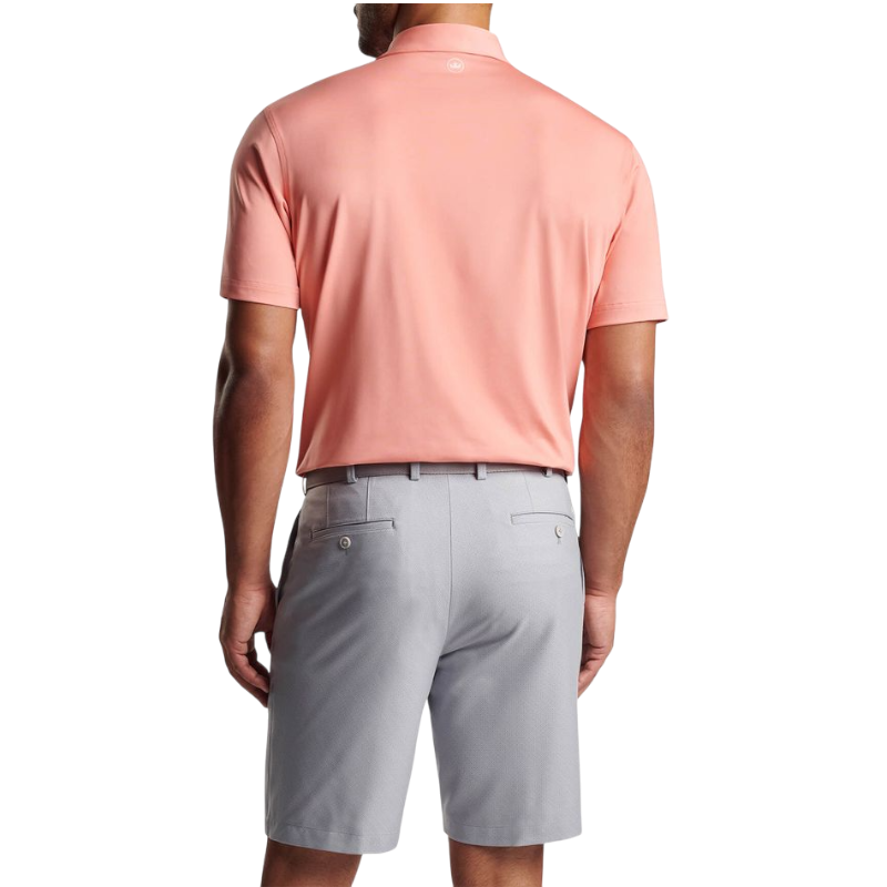 Peter Millar Men's Solid Performance Polo - Self Collar