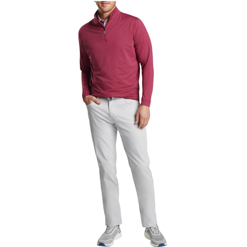 Peter Millar Men's Perth Performance Melange Quarter-Zip