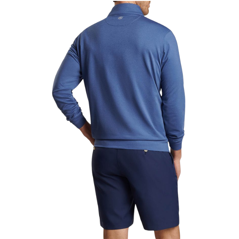 Peter Millar Men's Perth Performance Melange Quarter-Zip