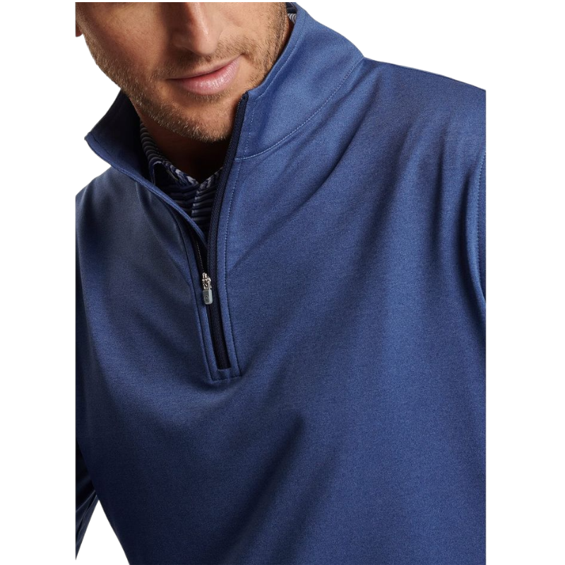 Peter Millar Men's Perth Performance Melange Quarter-Zip