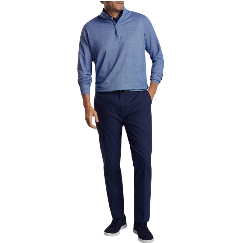 Peter Millar Men's Perth Birdseye Performance Quarter-Zip
