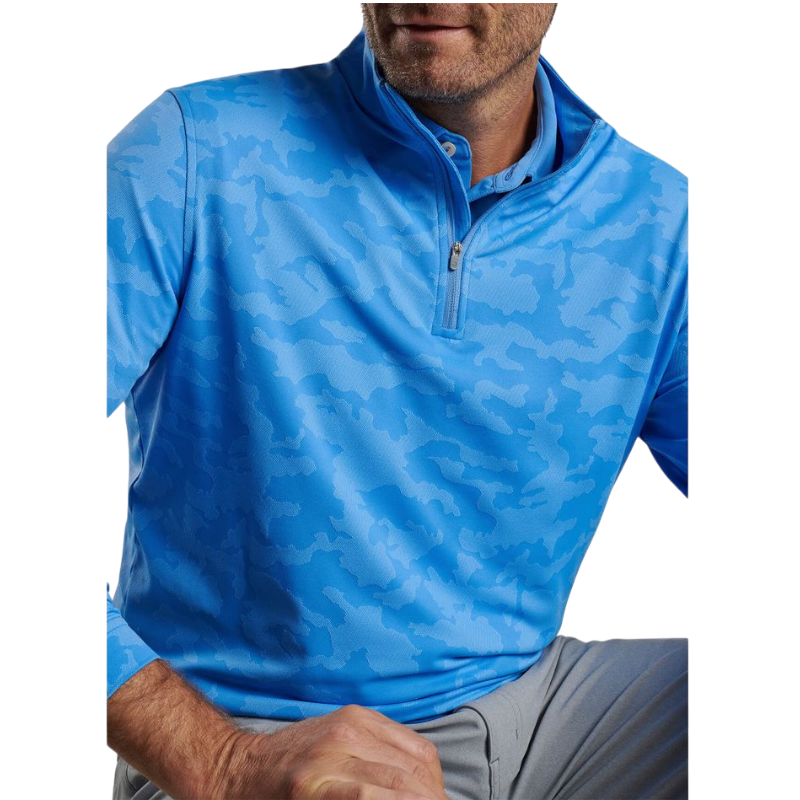 Peter Millar Men's Perth Camo Performance Quarter-Zip
