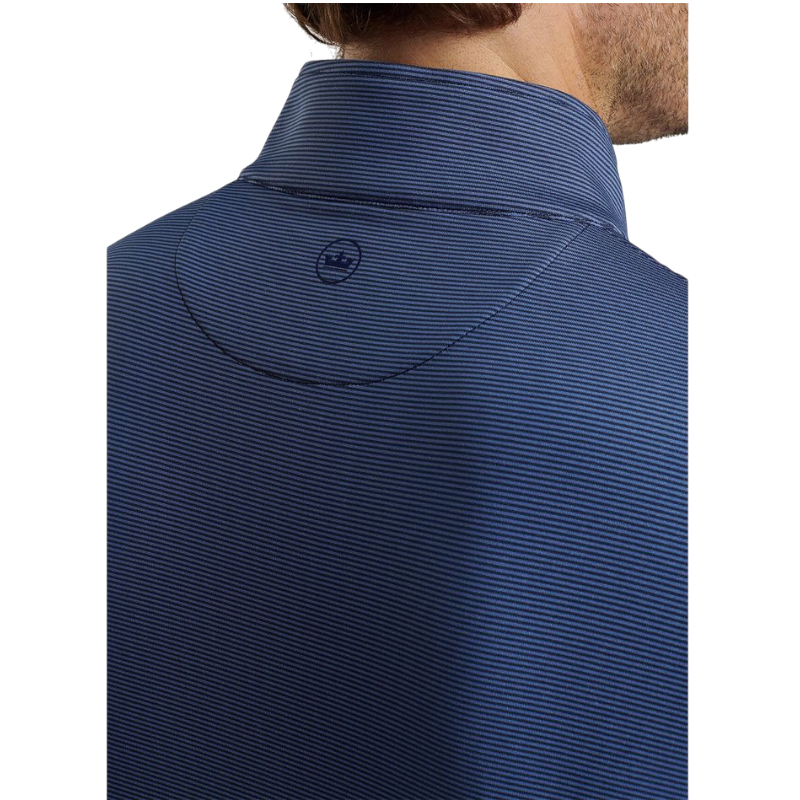 Peter Millar Men's Perth Sugar Stripe Performance Quarter-Zip