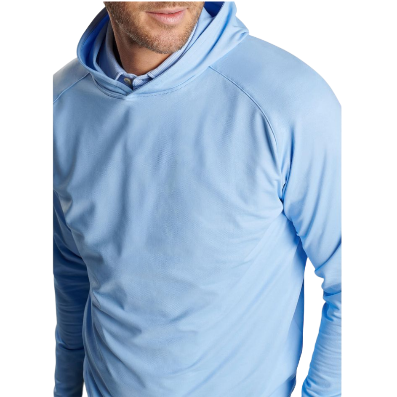 Peter Millar Men's Pine Camo Performance Hoodie