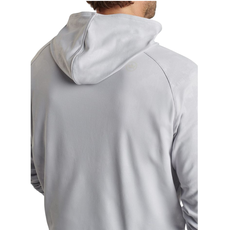 Peter Millar Men's Pine Windowpane Camo Performance Hoodie