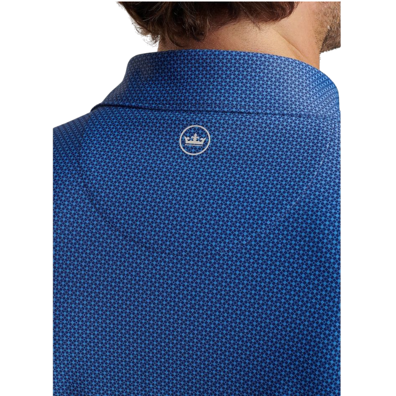 Peter Millar Men's Cumberland Geo Performance Mesh Polo