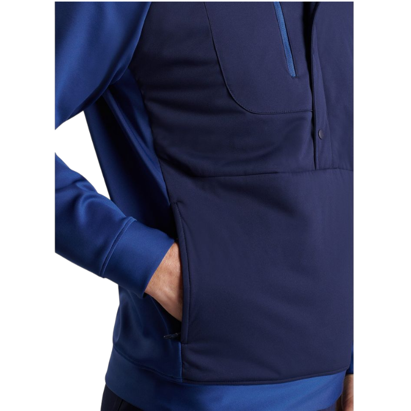 Peter Millar Men's Weld Half-Snap Hoodie