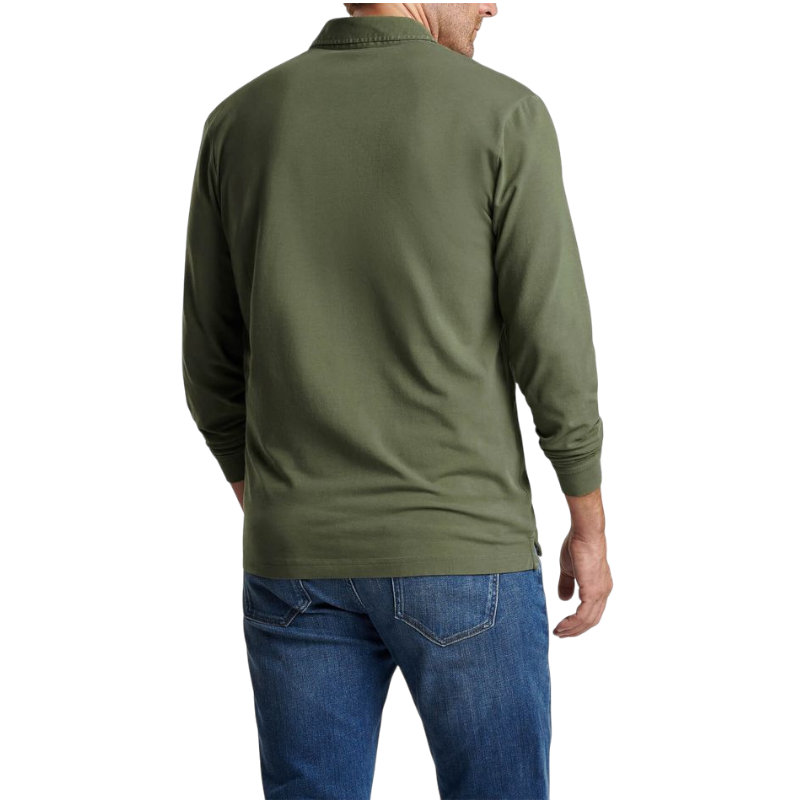 Peter Millar Men's Lava Wash Long Sleeve Polo