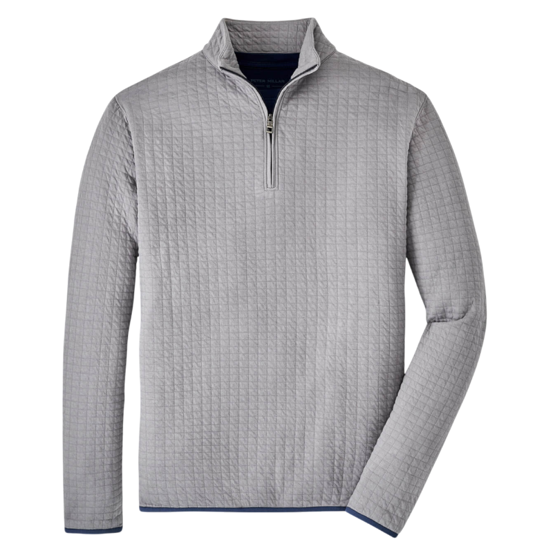 Peter Millar Men's Quad Quilted Quarter-Zip