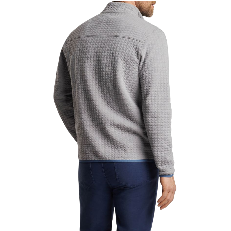 Peter Millar Men's Quad Quilted Quarter-Zip