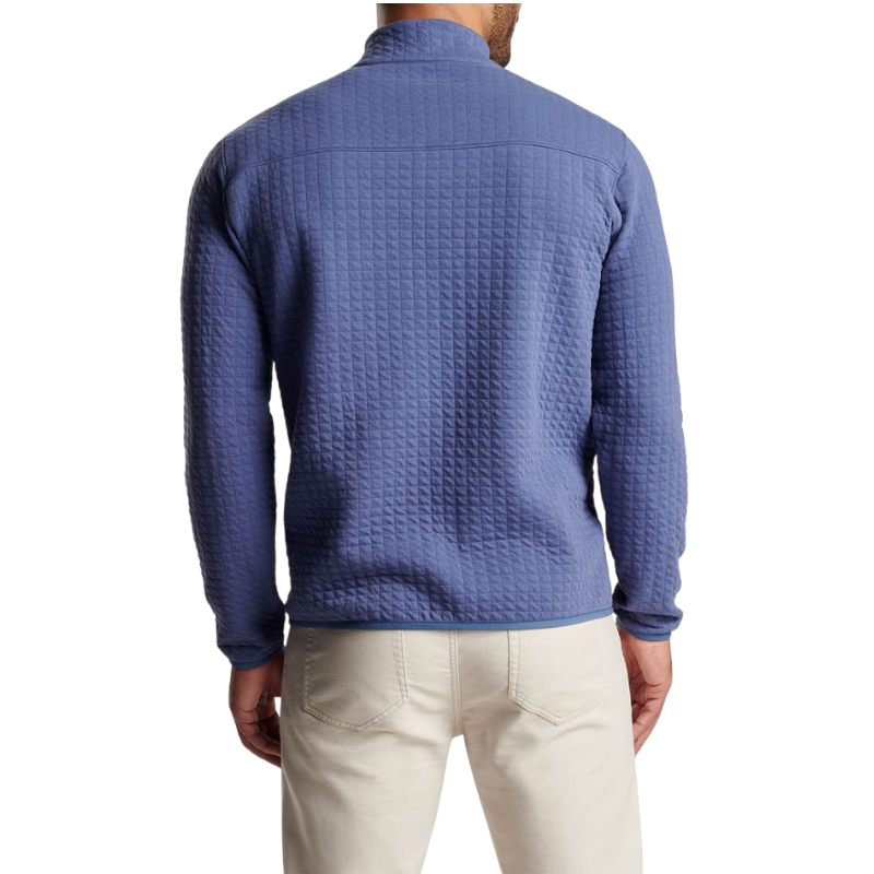 Peter Millar Men's Quad Quilted Quarter-Zip