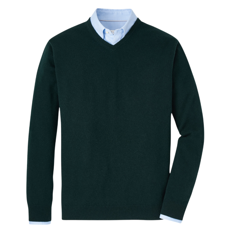 Peter Millar Men's Crown Heritage Cashmere V-Neck Sweater