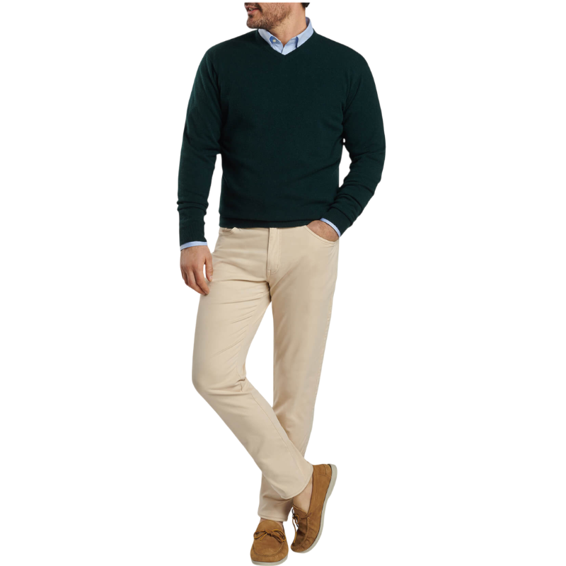 Peter Millar Men's Crown Heritage Cashmere V-Neck Sweater