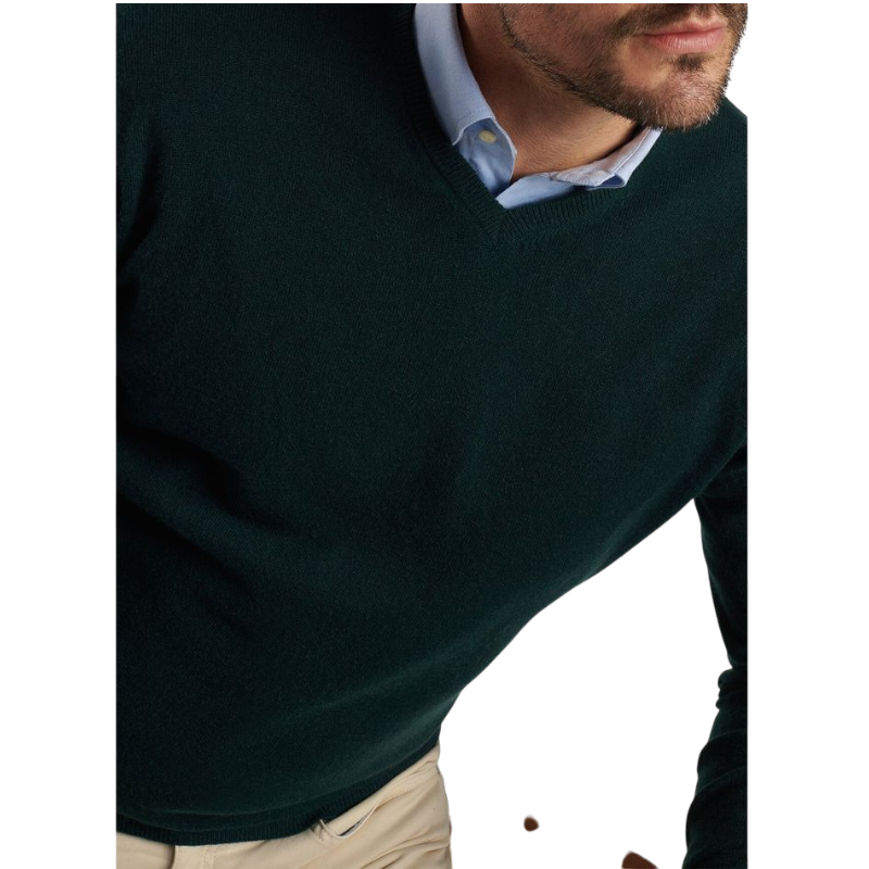 Peter Millar Men's Crown Heritage Cashmere V-Neck Sweater