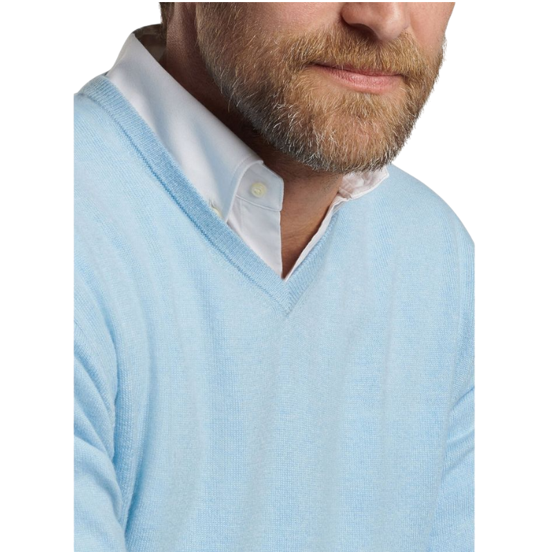 Peter Millar Men's Crown Heritage Cashmere V-Neck Sweater