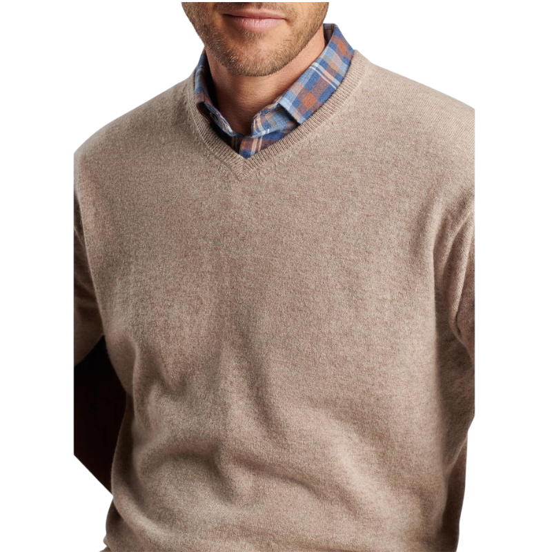 Peter Millar Men's Crown Heritage Cashmere V-Neck Sweater