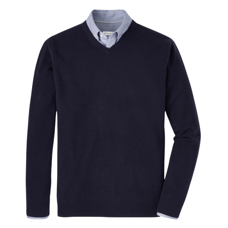 Peter Millar Men's Crown Heritage Cashmere V-Neck Sweater