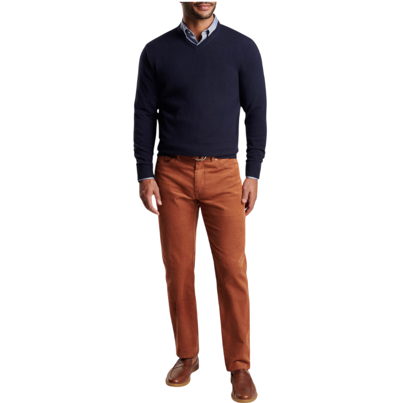 Peter Millar Men's Crown Heritage Cashmere V-Neck Sweater