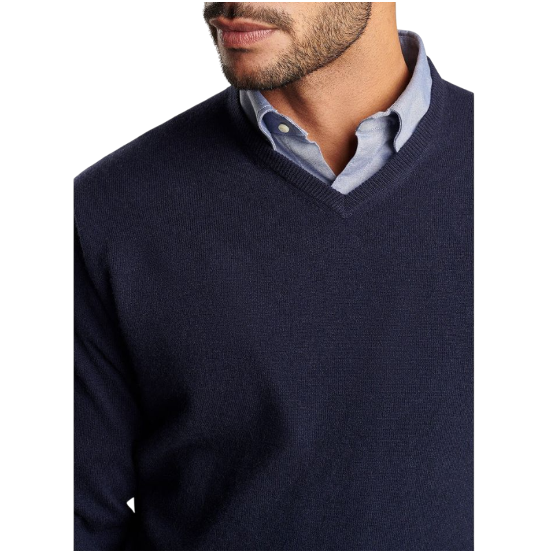 Peter Millar Men's Crown Heritage Cashmere V-Neck Sweater