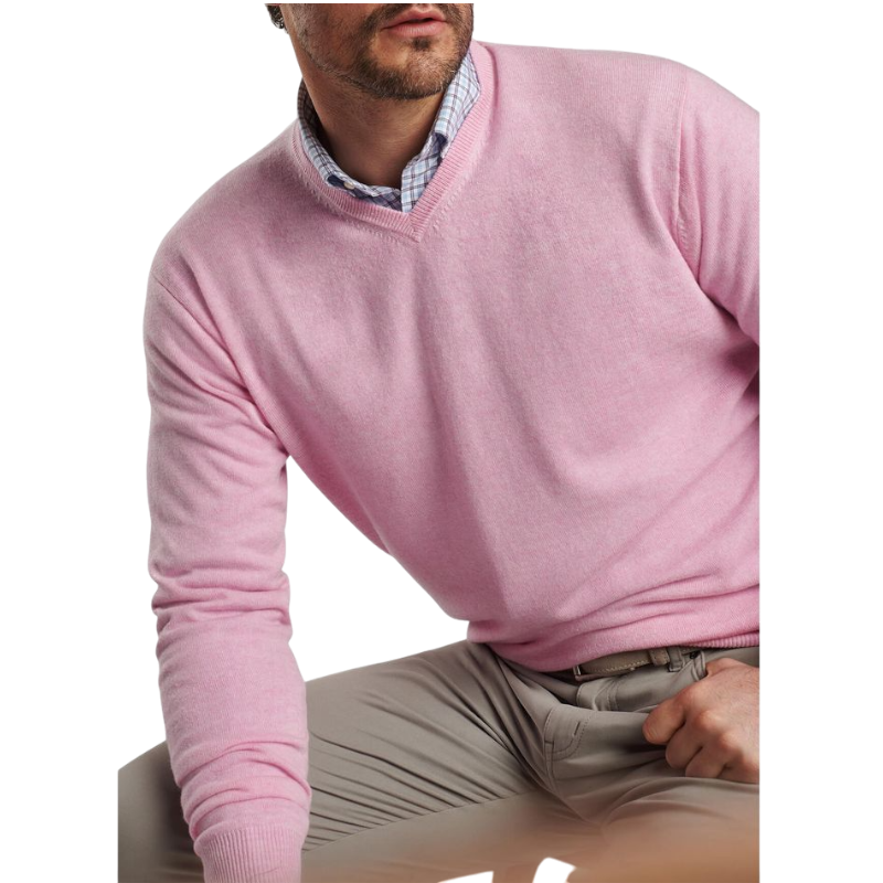 Peter Millar Men's Crown Heritage Cashmere V-Neck Sweater