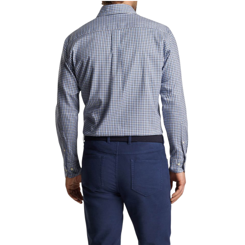 Peter Millar Men's Welland Flannelite Cotton-Stretch Sport Shirt