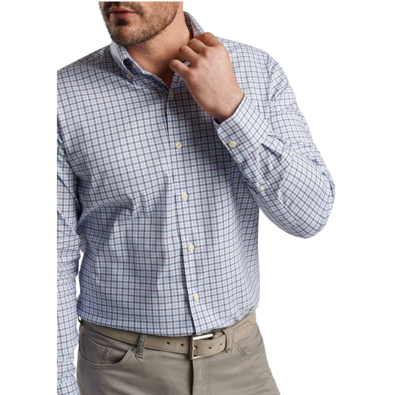 Peter Millar Men's Hamilton Crown Lite Cotton-Stretch Sport Shirt
