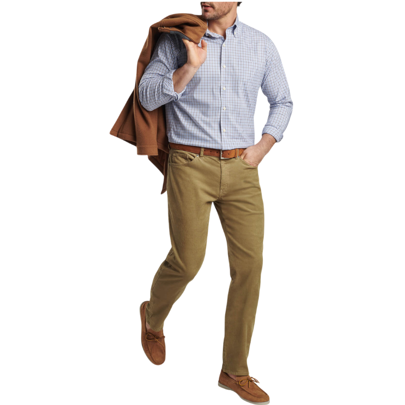 Peter Millar Men's Hamilton Crown Lite Cotton-Stretch Sport Shirt