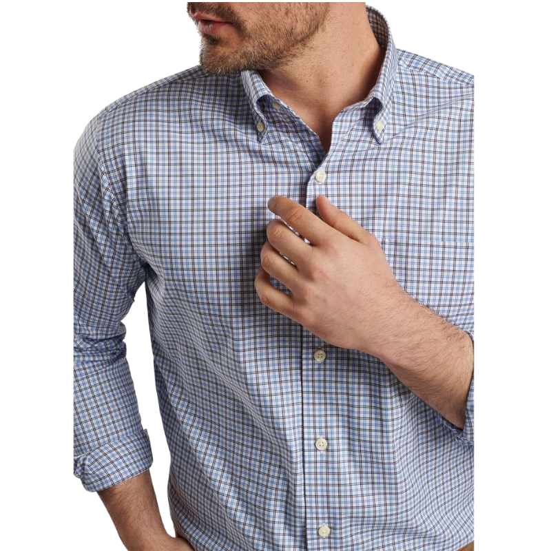 Peter Millar Men's Hamilton Crown Lite Cotton-Stretch Sport Shirt