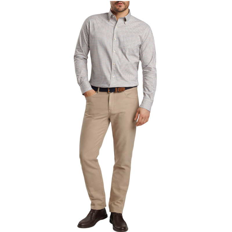 Peter Millar Men's Hamilton Crown Lite Cotton-Stretch Sport Shirt