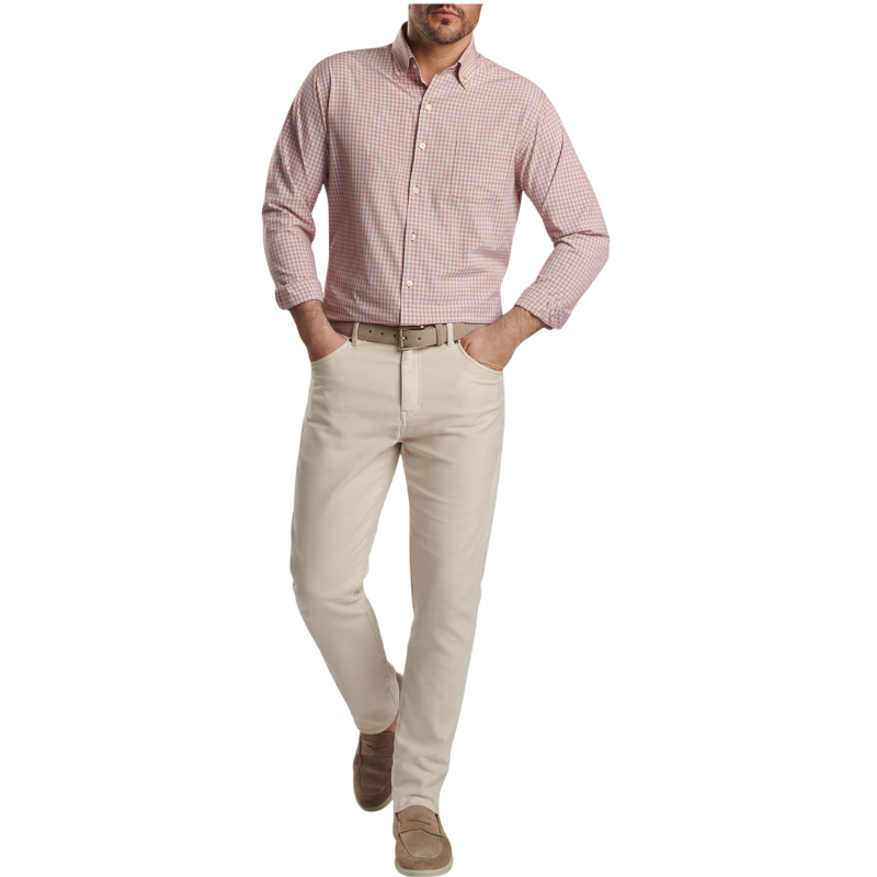 Peter Millar Men's Murray Performance Poplin Sport Shirt
