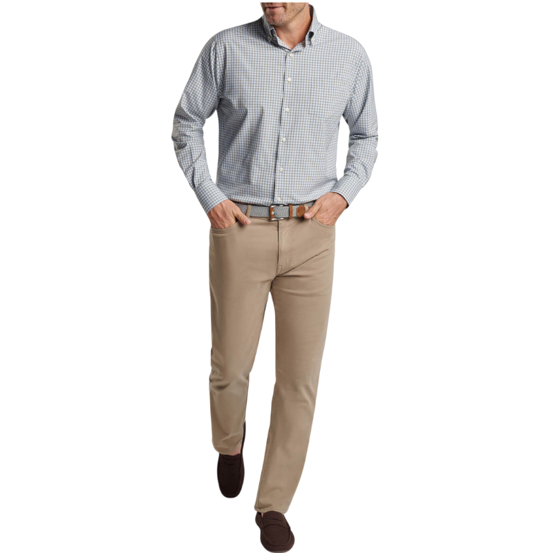 Peter Millar Men's Murray Performance Poplin Sport Shirt
