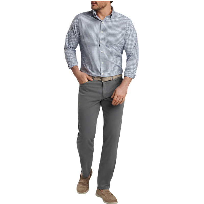 Peter Millar Men's Murray Performance Poplin Sport Shirt