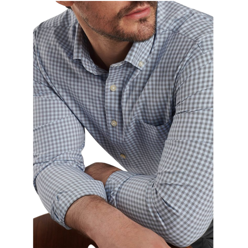 Peter Millar Men's Murray Performance Poplin Sport Shirt