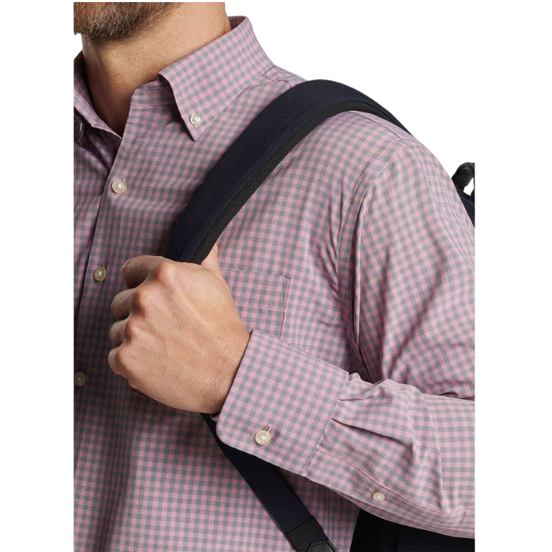 Peter Millar Men's Murray Performance Poplin Sport Shirt