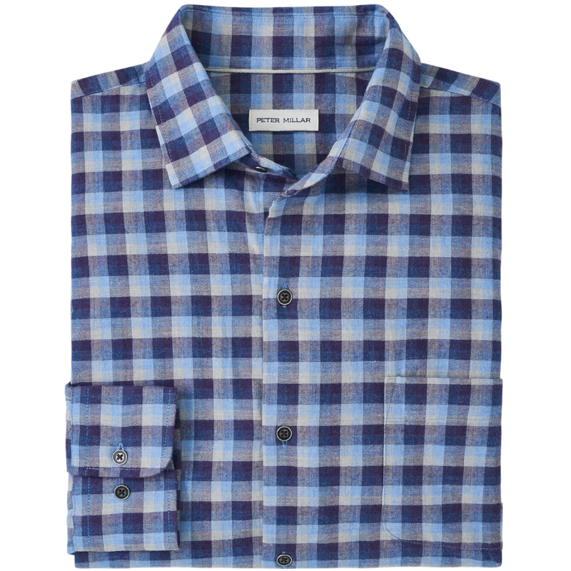 Peter Millar Men's North Bay Cotton Sport Shirt