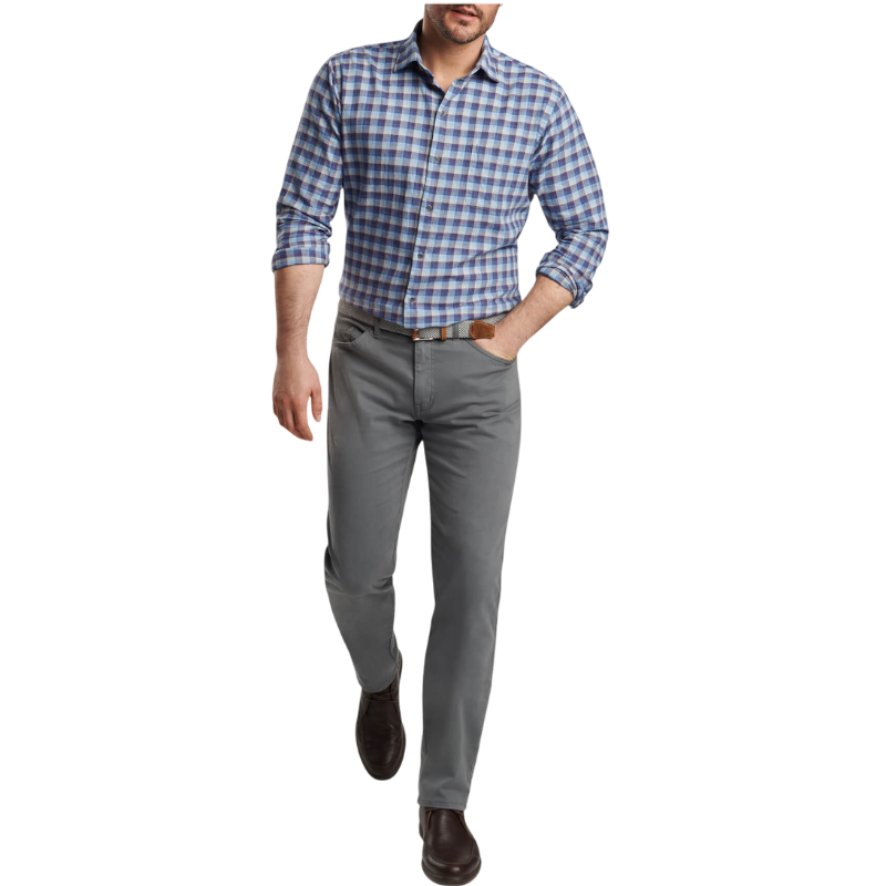 Peter Millar Men's North Bay Cotton Sport Shirt