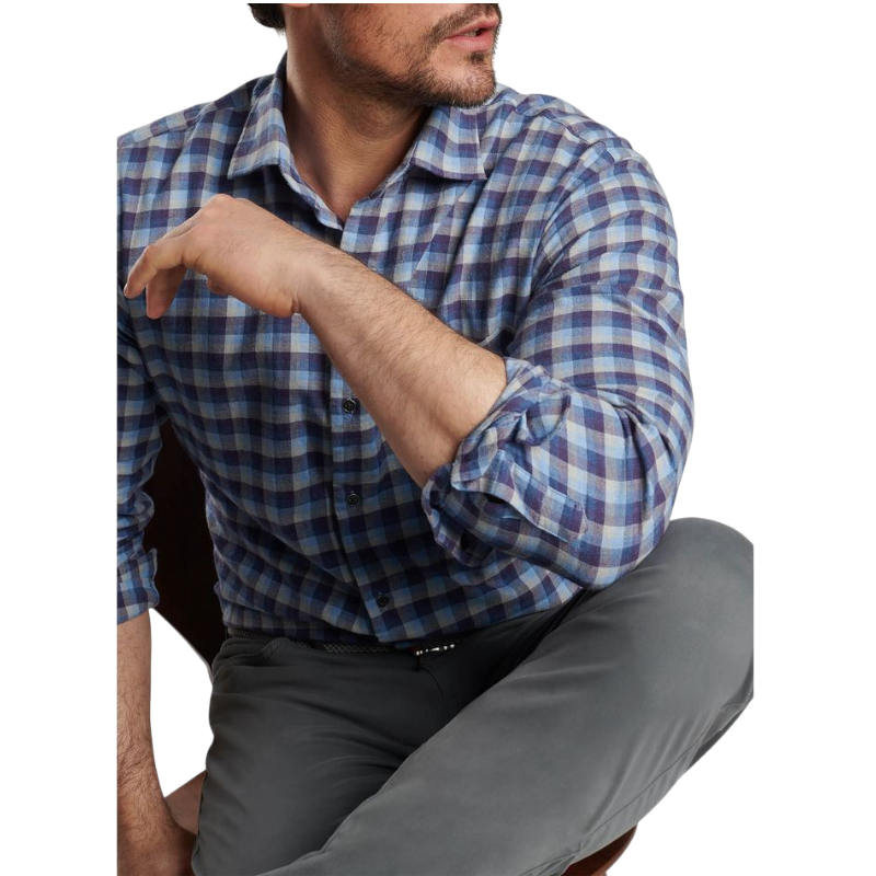 Peter Millar Men's North Bay Cotton Sport Shirt