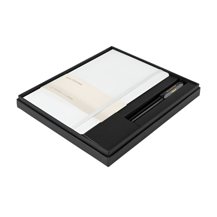 Moleskine® Large Notebook and Kaweco Pen Gift Set
