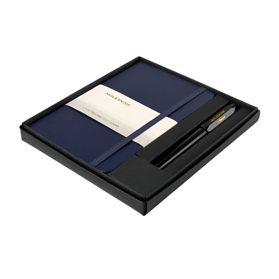 Moleskine® Medium Notebook and Kaweco Pen Gift Set