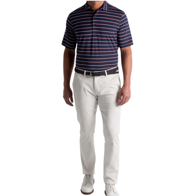 Fairway and Greene Men's St. Tropez Stripe Polo